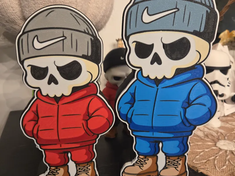 Lightbox - Winter Urban Skull