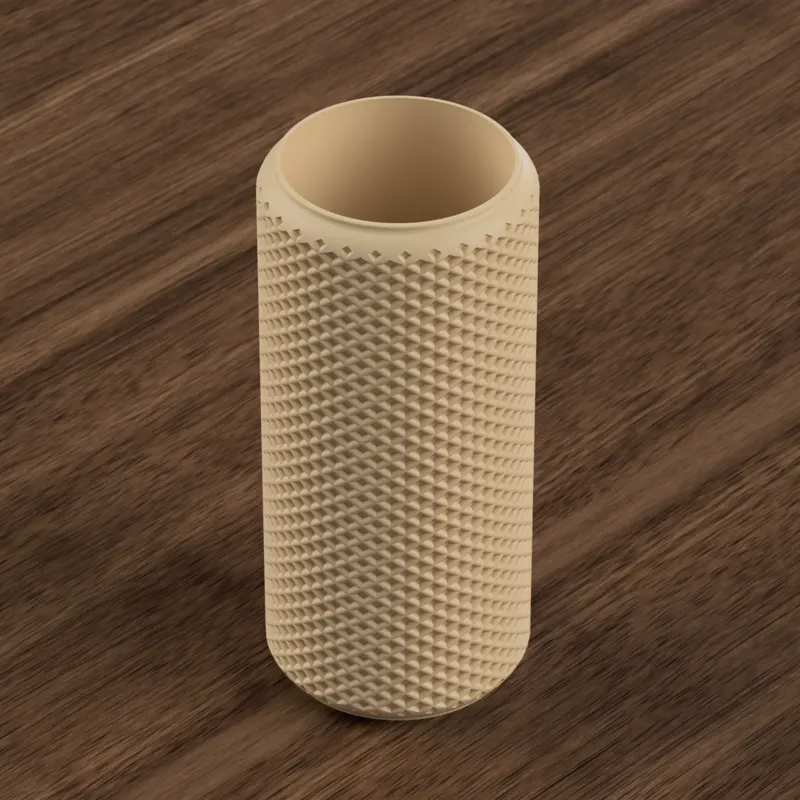Grid Pattern Vase