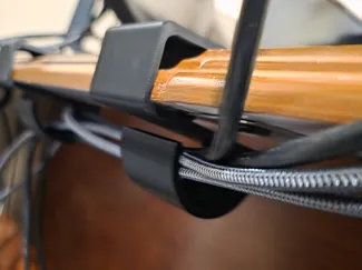 1" Desk Clips for Cable Management