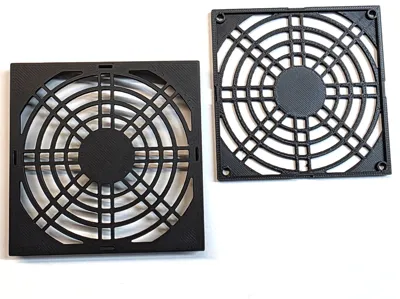 80 X 80mm Axial Fan Cover - 2 Parts cover + base