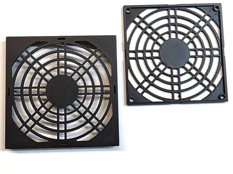 80 X 80mm Axial Fan Cover - 2 Parts cover + base