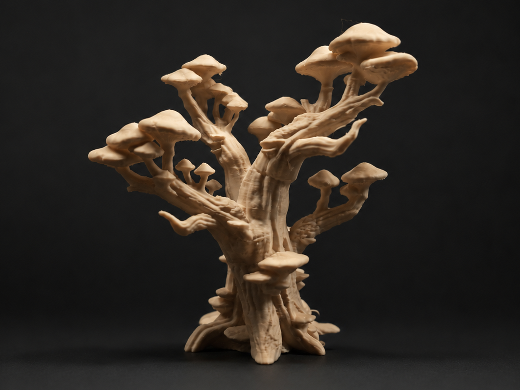 Enchanted Mushroom Tree - DND Miniature Terrain