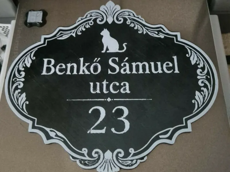 Customizable House Number Sign