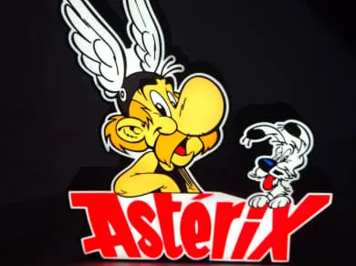 lightbox Asterix idefix