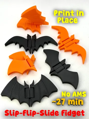 Objeto manipulable: Halloween Bats Slider + Flip Fidget — vista de referencia 2