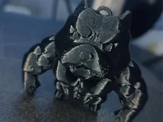 Pitbull Bombado-Chaveiro ou Decorativo