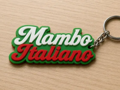 Mambo Italiano Keychain