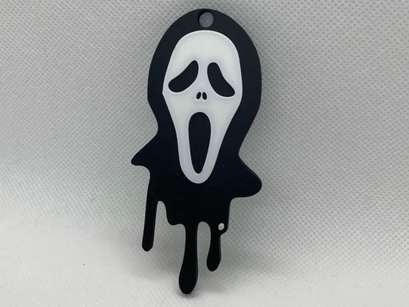 Creepy|Scream|Ghost Face Keychain|Halloween