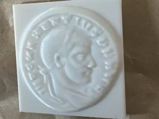 Riproduzione moneta imperatore romano Massenzio