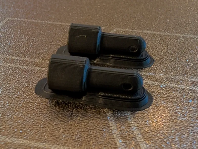 Kamtec Heavy Duty Rear Body Posts 20mm/25mm long
