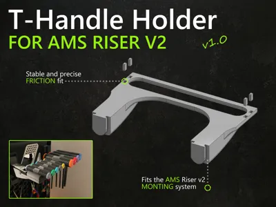 AMS Riser v2 T-Handle holder