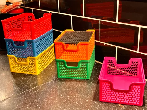 A1 Mini Stacking Storage Basket - 119x170mm view 4