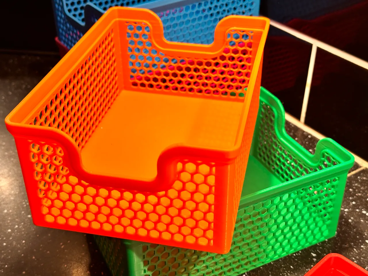 A1 Mini Stacking Storage Basket - 119x170mm view 3