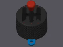 Textured Shift Gear colored with keychain option - Free 3D Print Model ...