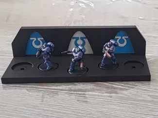 Ultramarine mini display, 5 fig 32mm, no support 