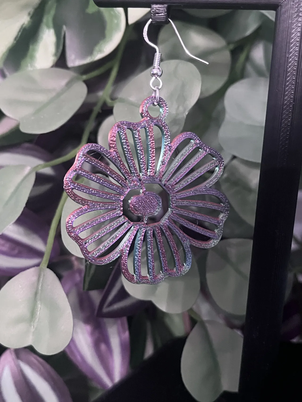 Petal Pop Earrings - 2 sizes, Quick Print, No AMS view 3