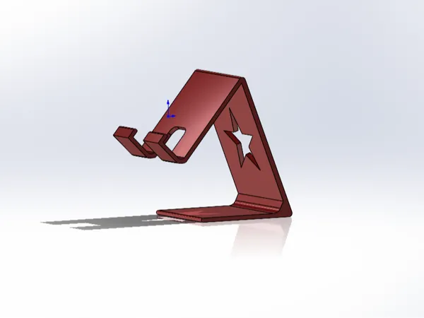 Support téléphone en forme d'étoile