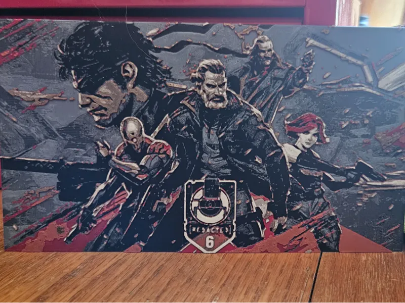 Rainbow Six Siege x MGS Crossover Hueforge