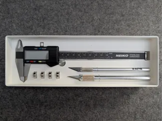 Gridfinity Caliper and X-ACTO holder