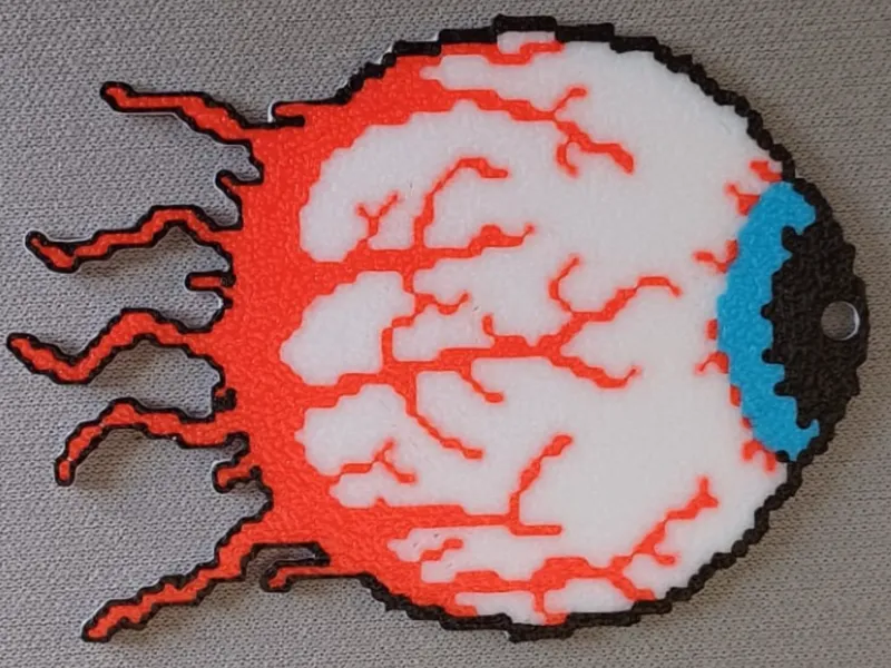 Eye of Cthulhu Keychain (Terraria)