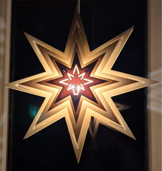 Christmas Star 30cm A1 Mini