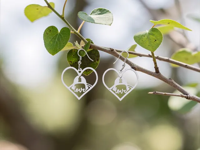 Doves of love earrings