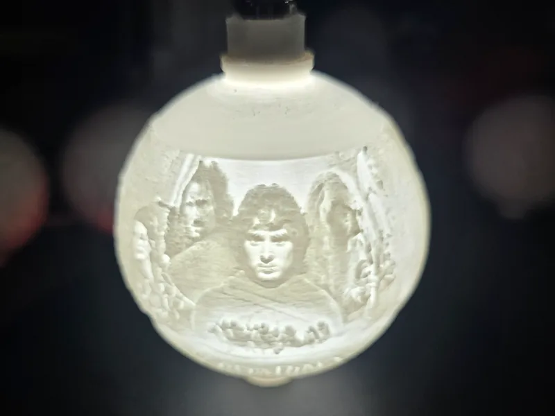 Lord of the rings led bauble