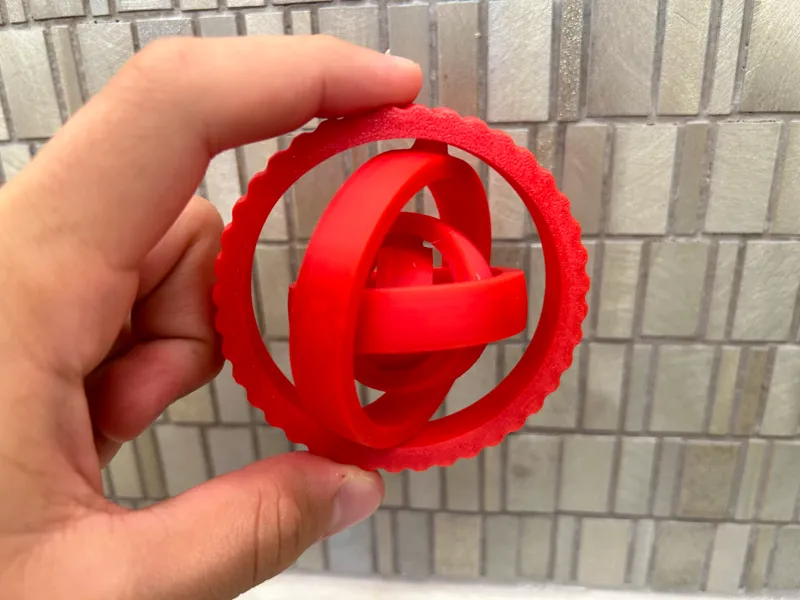 5 part spinning gyro fidget spinner