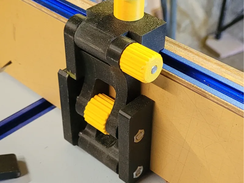 Fence Stop with Fine Adjustment
