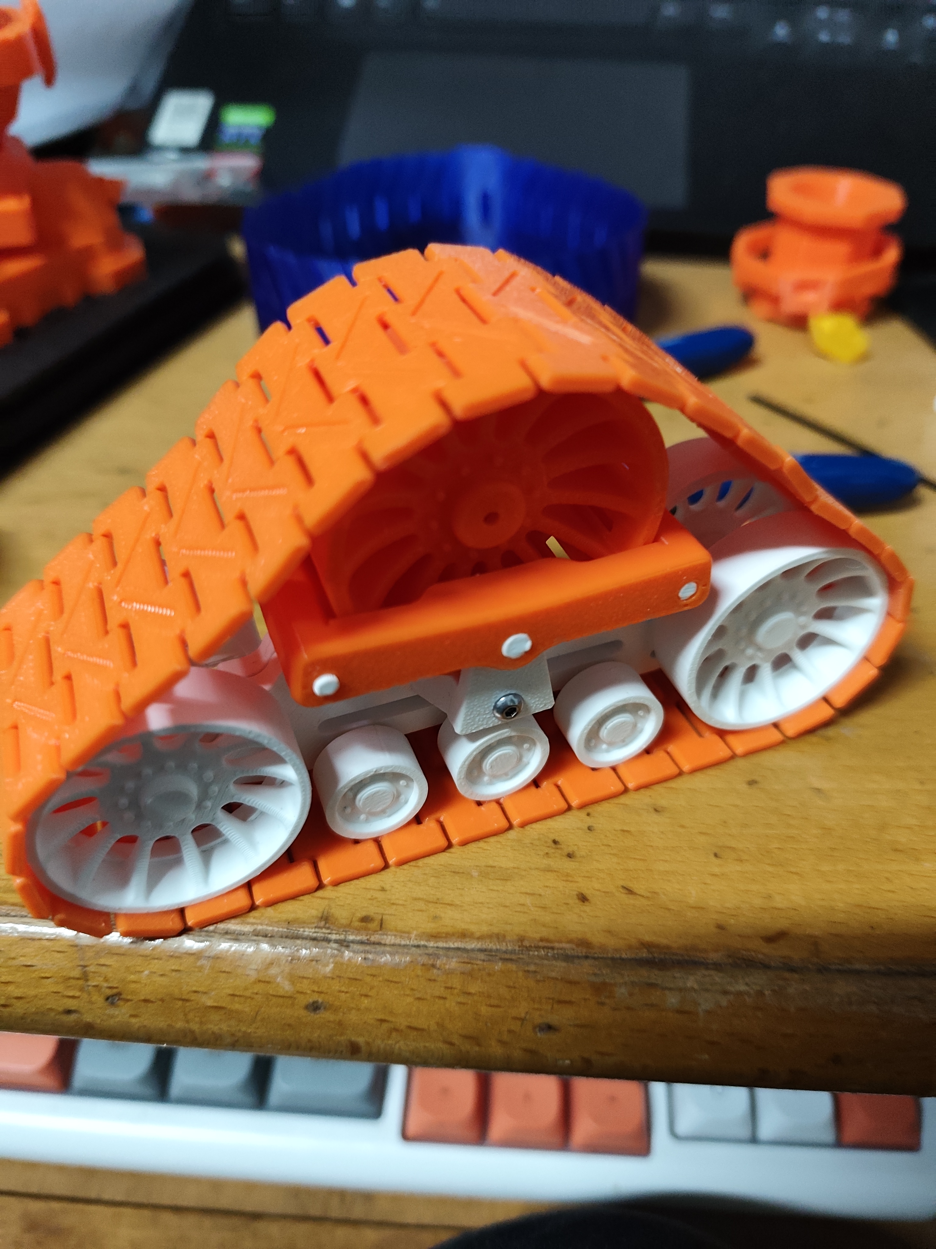 Miniatura 3 do modelo 3D 凯斯715履带拖拉机[cyberbrick]