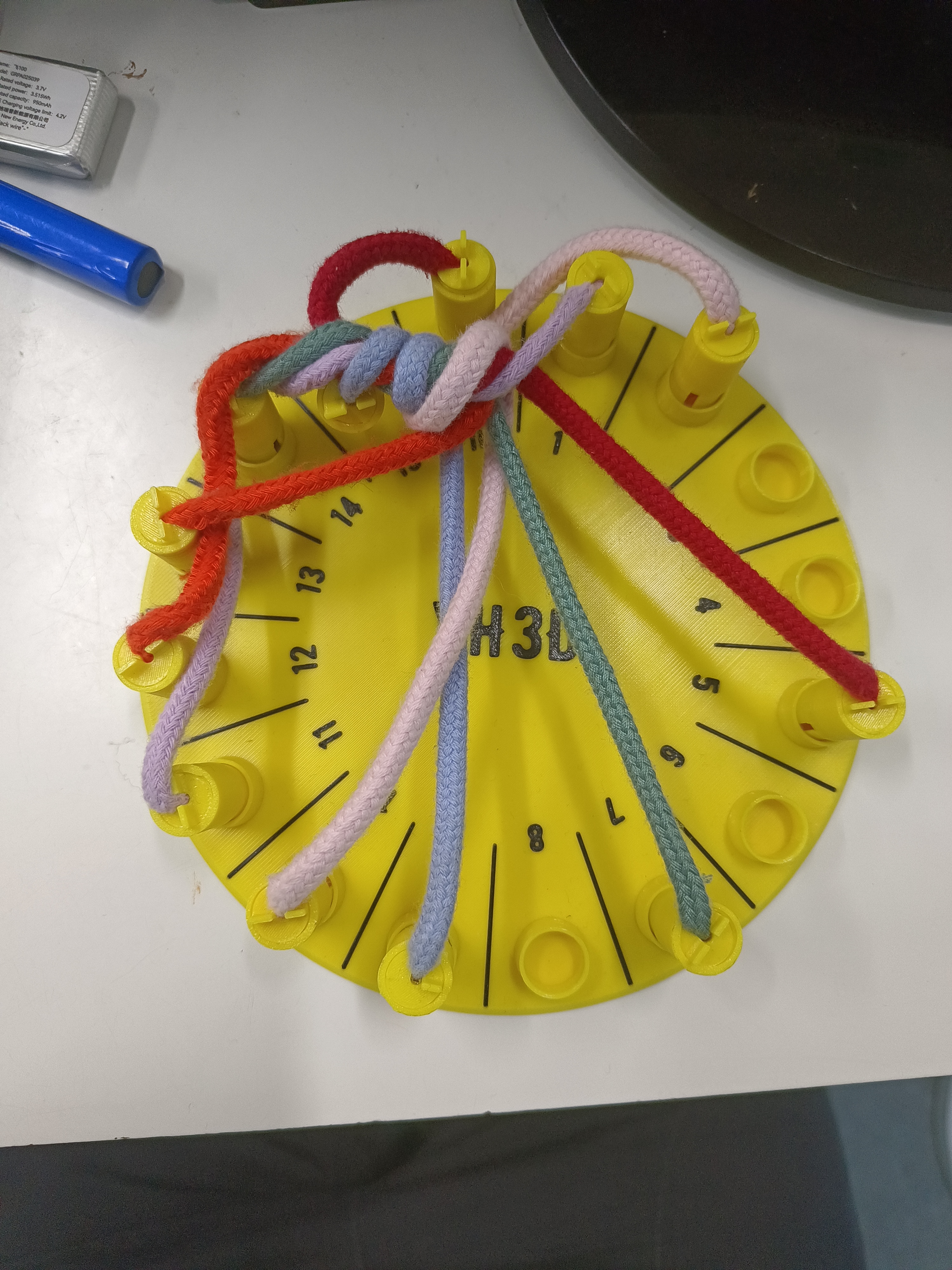 Miniatura 2 do modelo 3D 解绳子逻辑板（幼龄教培教具）