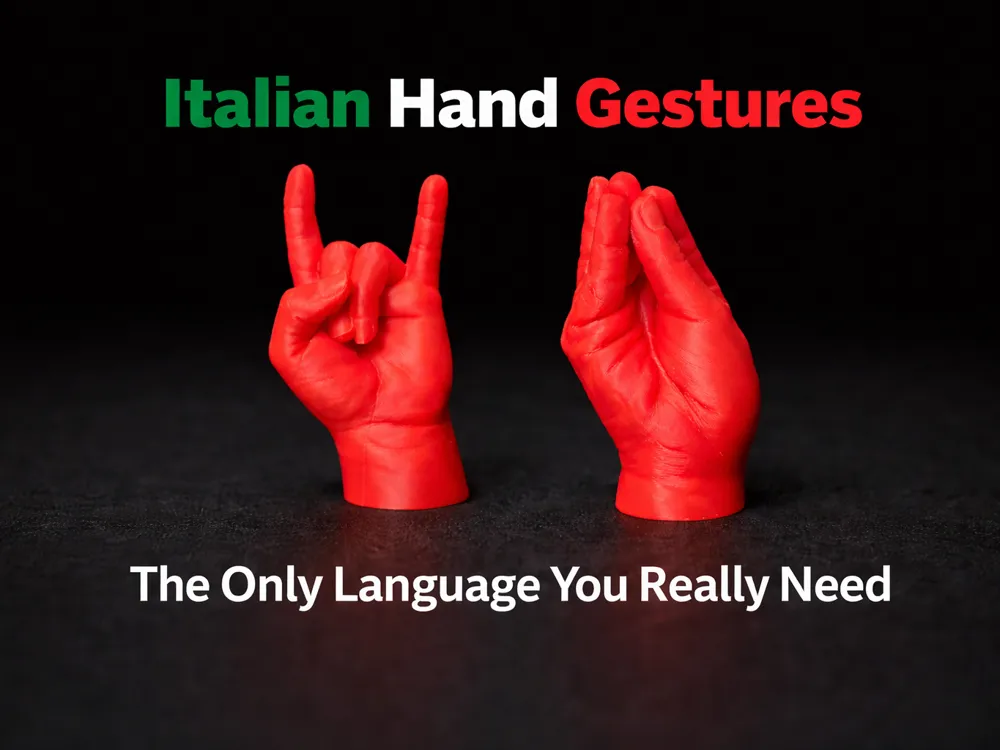 Rocking Italian Hand Italian Hand Gestures –The Language You Need - Free 3D Print Model ...