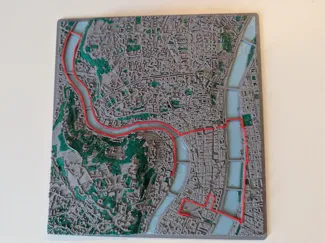 Run in Lyon 2025 - 10 km maps