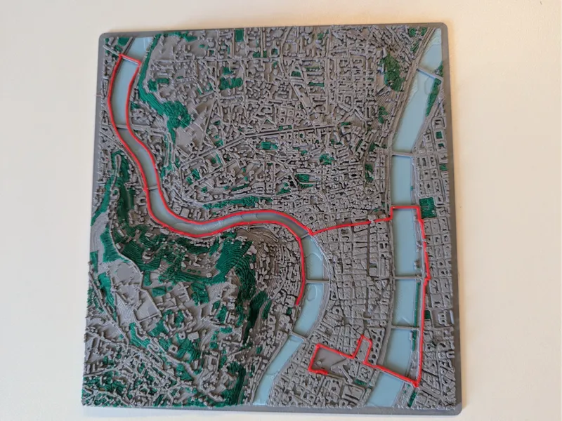 Run in Lyon 2025 - 10 km maps