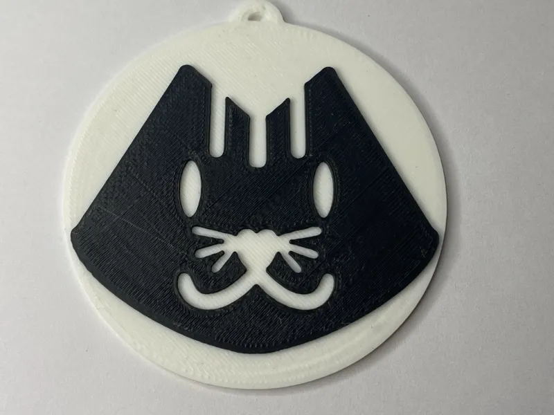 cat keychain