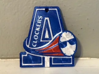 Ashland Clockers Keychain