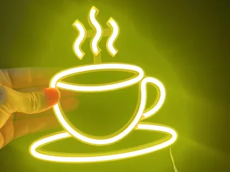 Neon Coffee Sign - Two versions