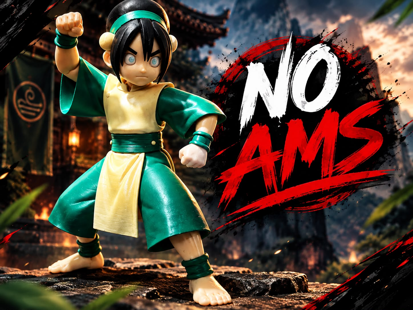 Toph Beifong | Avatar Action Figure 3D - 3D printed People, in stock in India