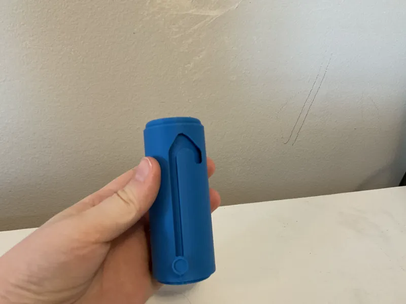 Cylindrical Bolt Action Fidget V2 | Print in Place