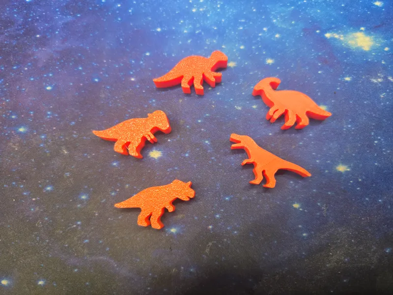 Dinosaur Meeples Expansion Pack — Land Pack