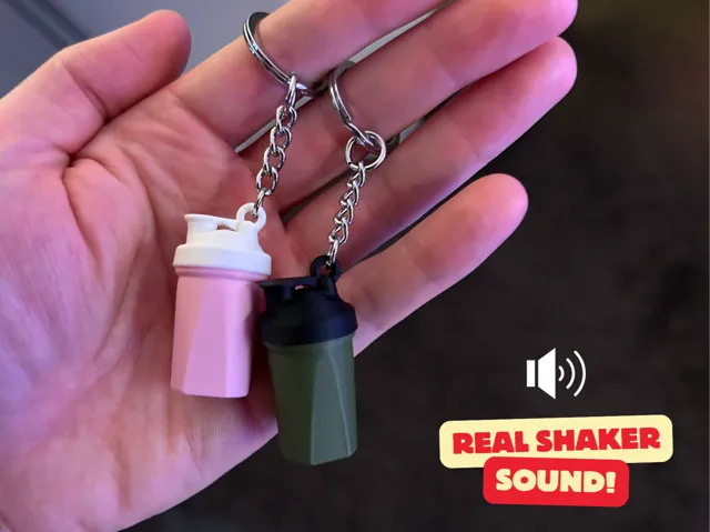 Protein Shaker - Fidget Keychain