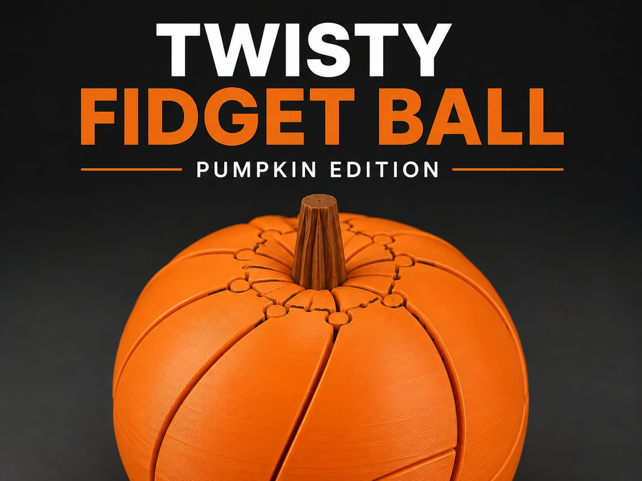 smooth twisty pumpkin fidget(public domain) - 1