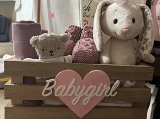 Babygirl, Babyboy Herz, Baby, Geburt,  Baby Shower