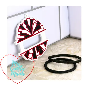 Llavero: Cheer Pom Hairband keychain — vista de referencia 4