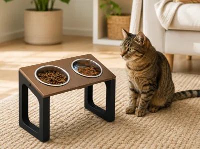 Cat Food Station for Seniors