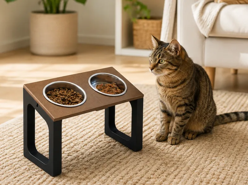 Cat Food Station for Seniors