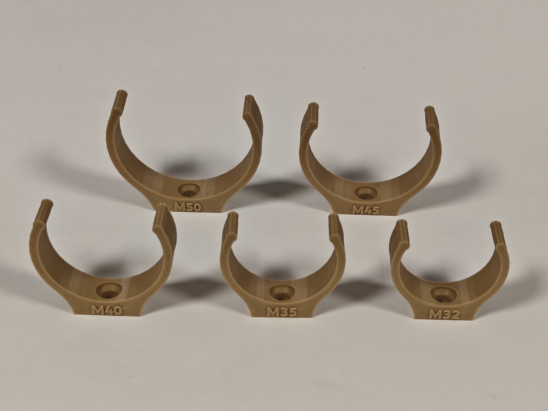 Heavy-Duty Click-Lock Pipe Clamps (M4)