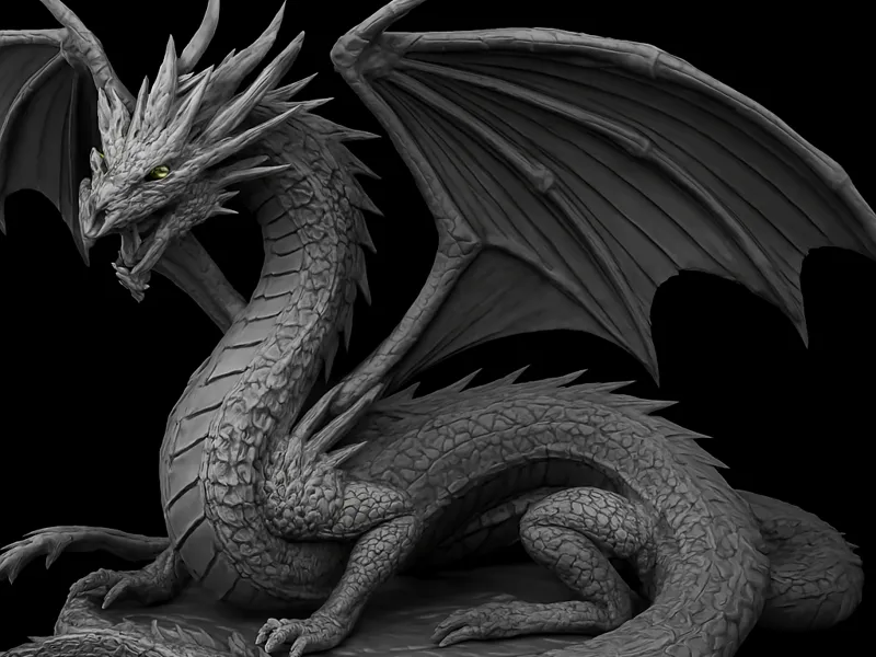 The cute dragon.