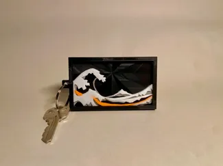 The Great Wave Off Kanagawa Key-Chain