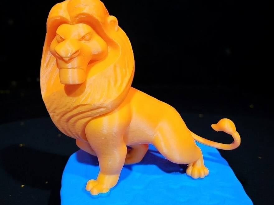 Mufasa Lion King Figure - No AMS Sunset Silhouette